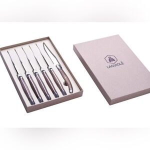 Anthropologie Laguiole Steak Knives, Set Of Six NEW
